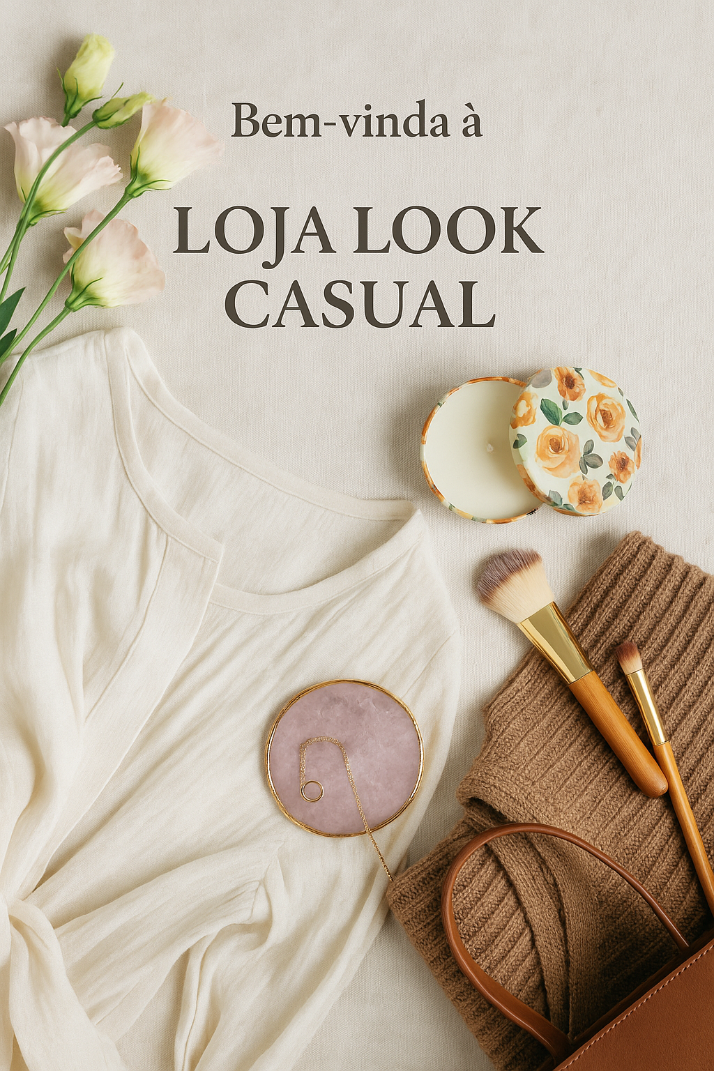 Loja Look Casual - Colagem sensorial e estética